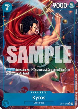 Kyros (Parallel) (OP10-046) - Royal Blood Foil - Single Cards