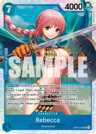 Rebecca (OP10-058) - Royal Blood Foil - Single Cards