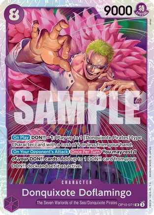 Donquixote Doflamingo (OP10-071) - Royal Blood Foil - Single Cards