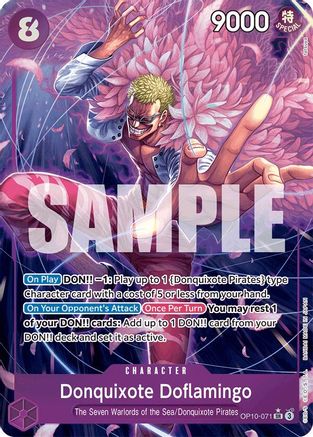 Donquixote Doflamingo (Parallel) (OP10-071) - Royal Blood Foil - Single Cards