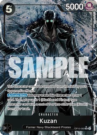 Kuzan (Parallel) (OP10-082) - Royal Blood Foil - Single Cards