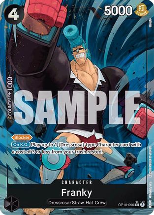 Franky (090) (Parallel) (OP10-090) - Royal Blood Foil - Single Cards