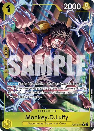 Monkey.D.Luffy (111) (Parallel) (OP10-111) - Royal Blood Foil - Single Cards