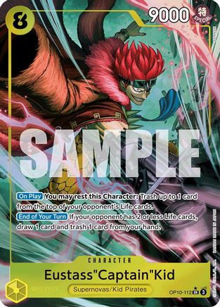 Eustass"Captain"Kid (112) (Parallel) (OP10-112) - Royal Blood Foil - Single Cards