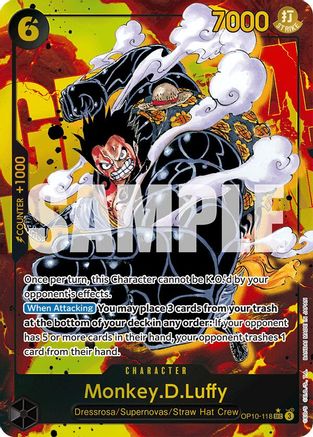 Monkey.D.Luffy (118) (Parallel) (OP10-118) - Royal Blood Foil - Single Cards