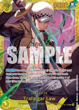 Trafalgar Law (119) (OP10-119) - Royal Blood Foil - Single Cards