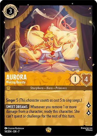 Aurora - Waking Beauty (14/204) - Archazias Island - Single Cards