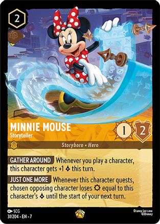 Minnie Mouse - Storyteller (31/204) - Archazias Island - Single Cards