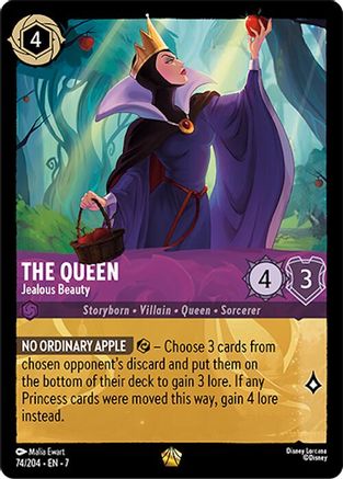 The Queen - Jealous Beauty (74/204) - Archazias Island - Single Cards
