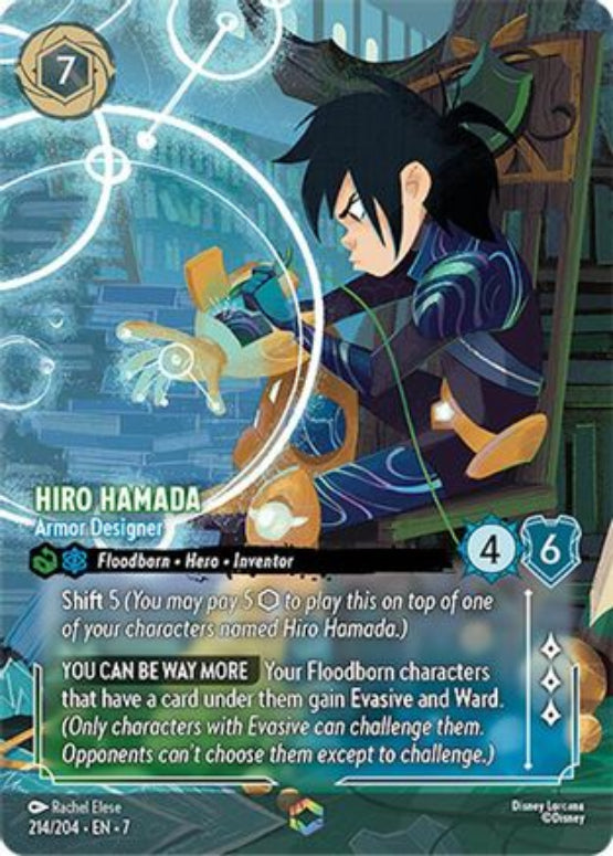 Hiro Hamada - Armor Designer (Enchanted) (214/204) - Archazias Island Holofoil - Single Cards