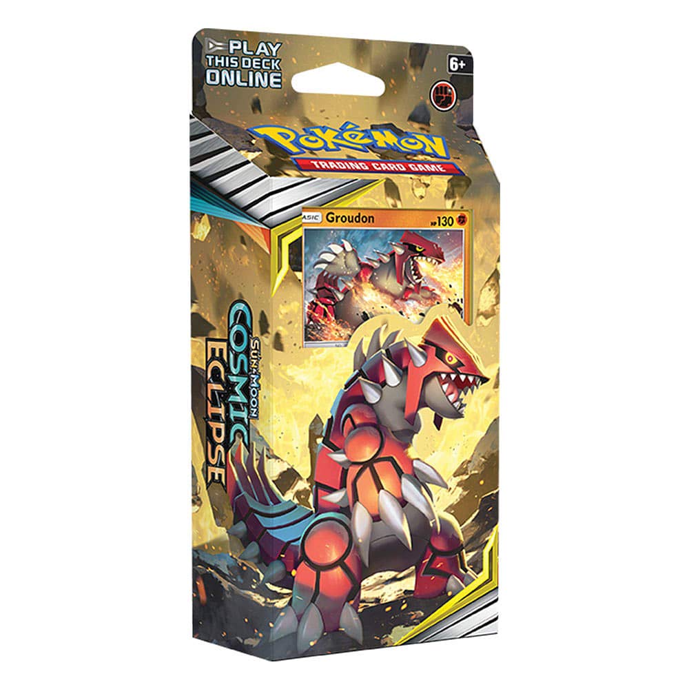 Pokémon 81596 Pokemon-Sun and Moon 12: Cosmic Eclipse-Theme Decks-Set of 2 Groudon & Kyogre - 3