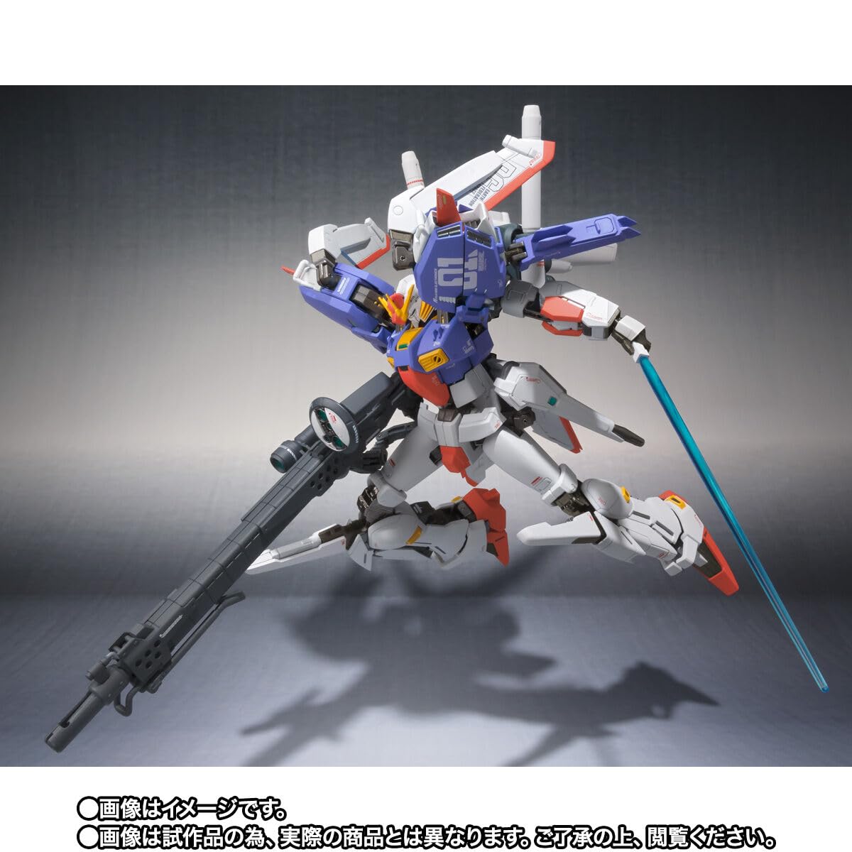 Metal Robot Spirits (Ka Signature) S Gundam Booster Unit Mounted Gundam Sentinel Painted Action Figure - 6