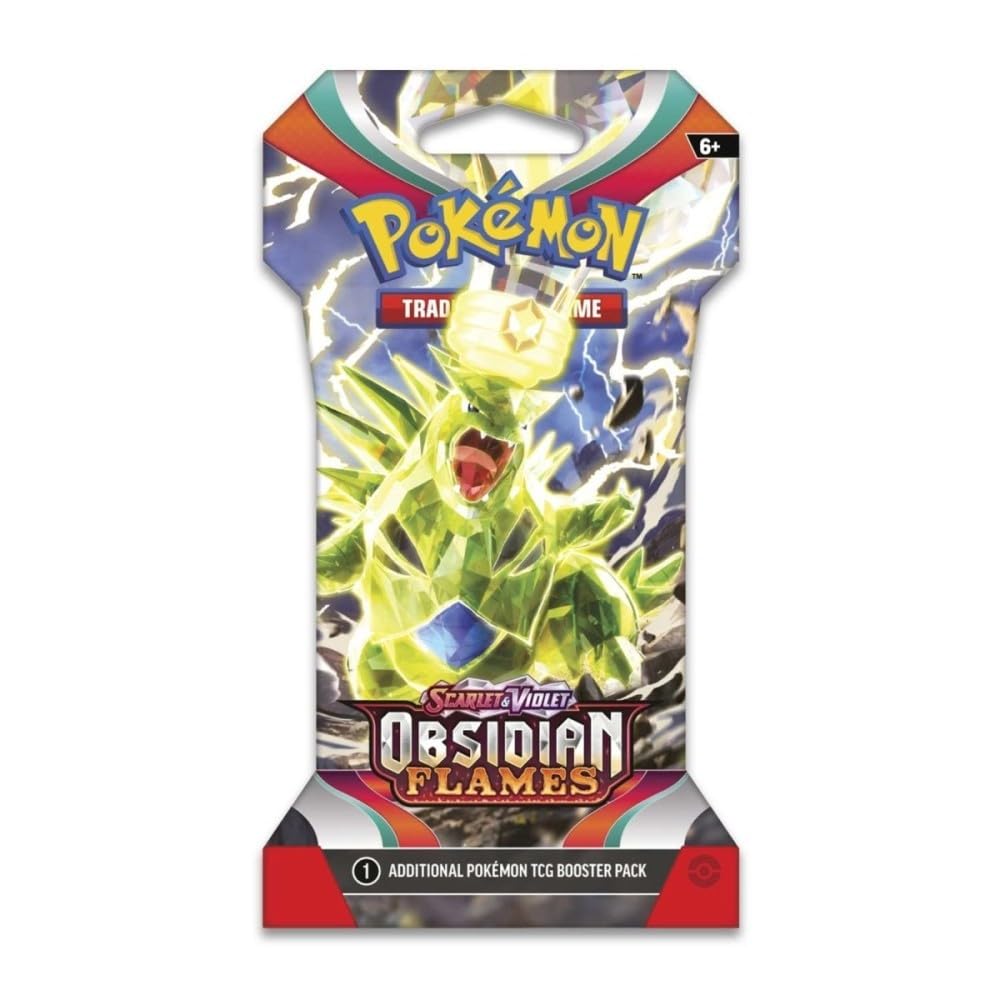 Pokemon Scarlet & Violet 3 Obsidian Flames Sleeved Booster 8 Packs - 5