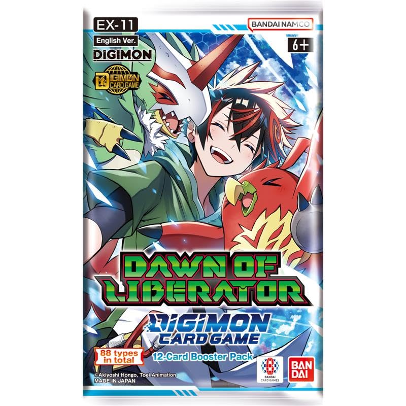 Digimon TCG Dawn of Liberator Booster Box (EX11) - 24 Packs - 3