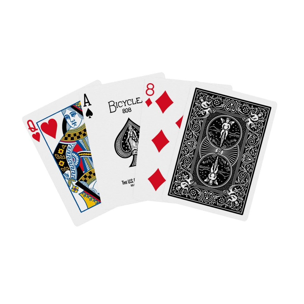 Bicycle Playing Cards 4 Pack, Standard Index Poker Size Decks in Red and Black for Poker, Blackjack, Rummy, Family Game Nights, and Classic Card Games, All Ages - 3