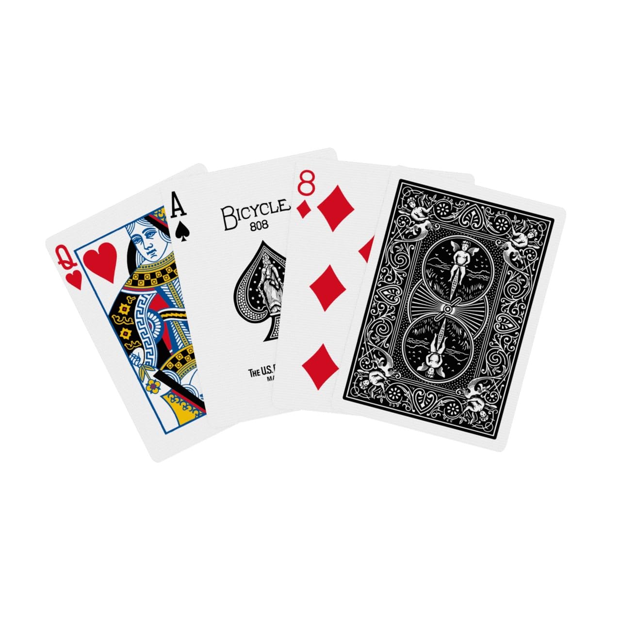 Bicycle Playing Cards 4 Pack, Standard Index Poker Size Decks in Red and Black for Poker, Blackjack, Rummy, Family Game Nights, and Classic Card Games, All Ages - 3