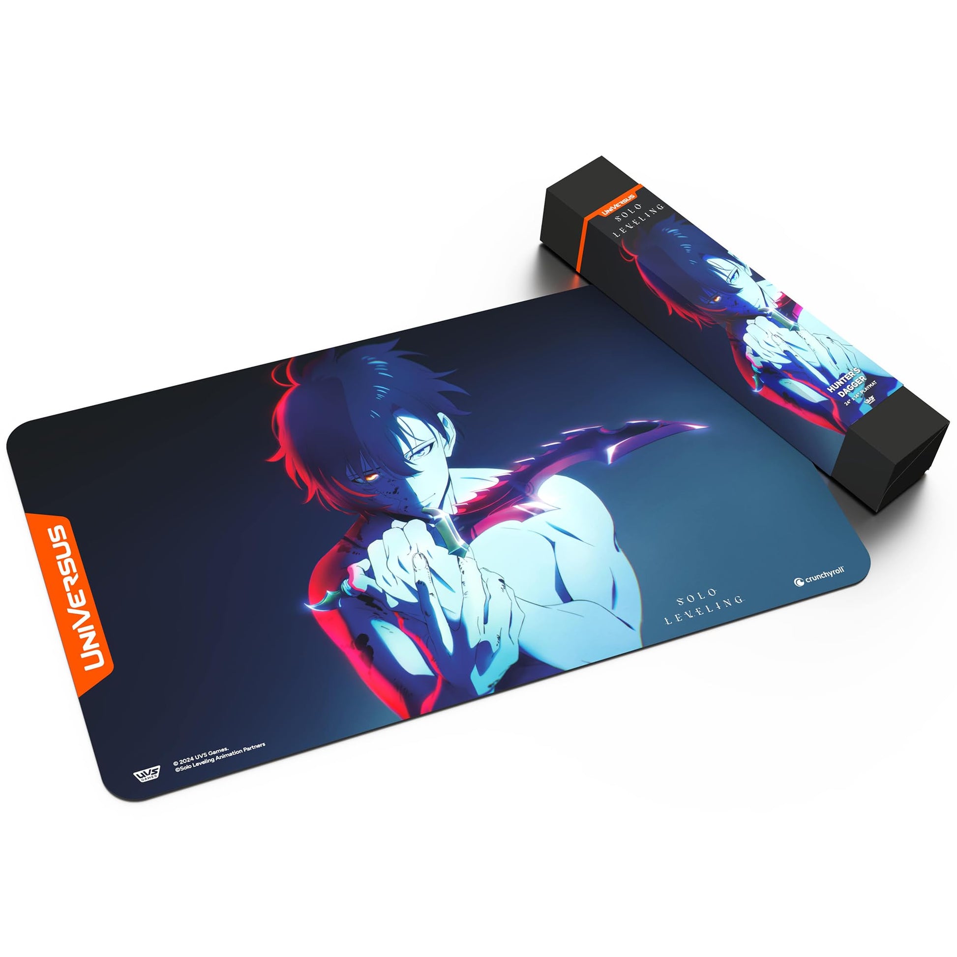 UniVersus: Solo Leveling: Hunter's Dagger Playmat - 24 x 14 Neoprene Mat, Non-Slip Back, Tabletop Card Game Accessory, UVS Games, Officially Licensed - 2