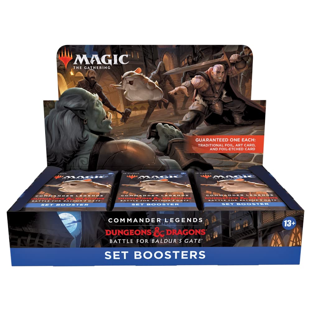 Magic: The Gathering Commander Legends: Battle for Baldur’s Gate Set Booster Box | 18 Packs (270 Magic Cards) - 3