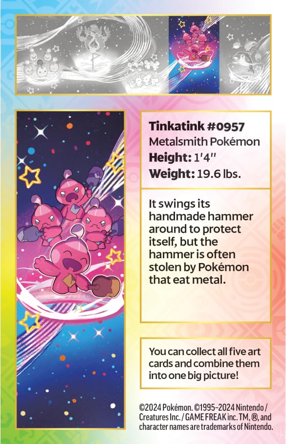 Pokémon TCG: Scarlet & Violet—Paldean Fates Mini Tin - Tinkatink - 3