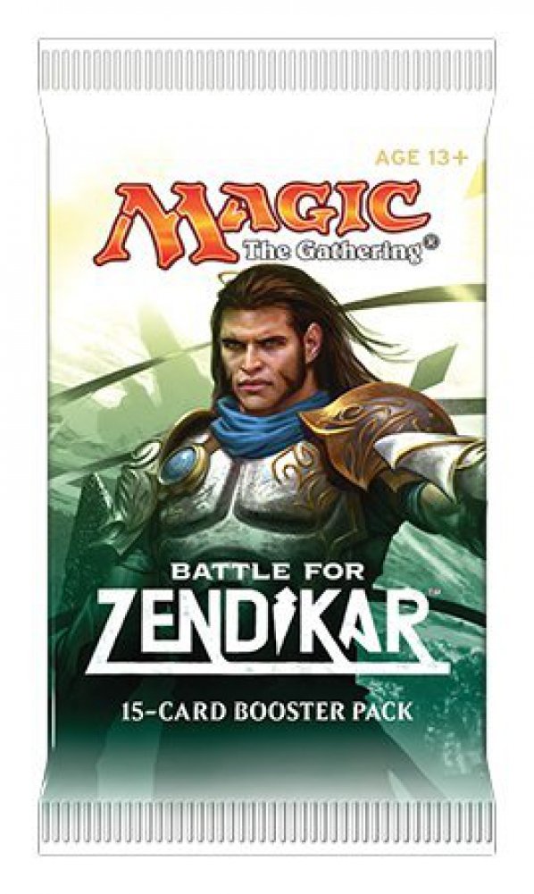 Magic the Gathering: MTG Battle for Zendikar Prerelease Pack (Pre-Pelease Promo + 6 Boosters + d20 Spindown Counter) - 2