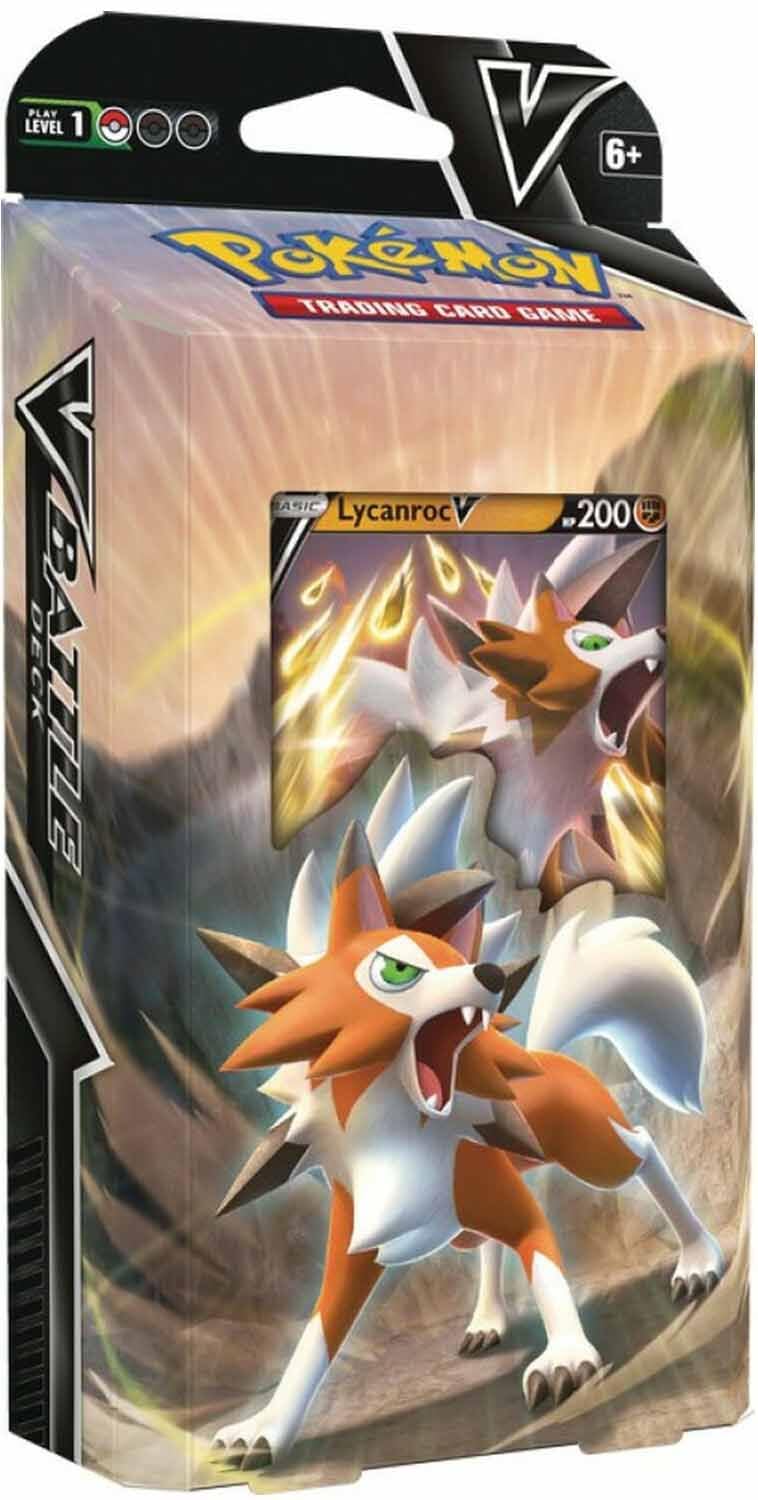 Pokemon TCG: Lycanroc V or Corviknight V Battle Deck