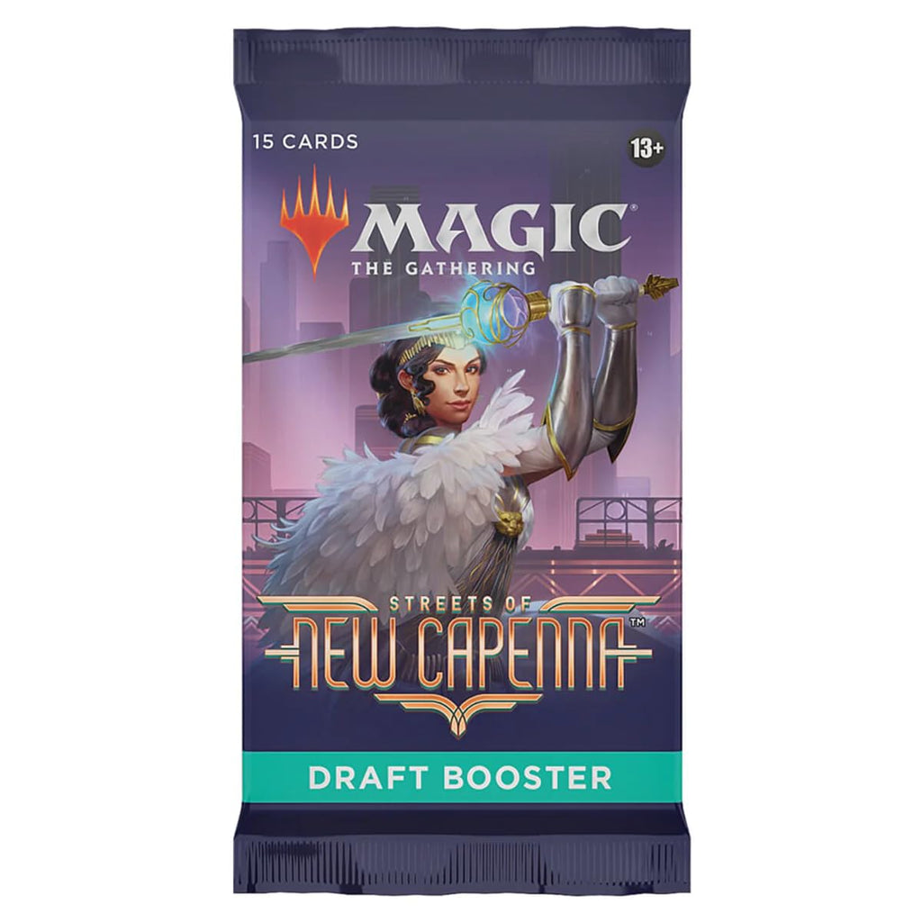 Magic The Gathering C95130001 Streets of New Capenna Draft Booster Pack - 3