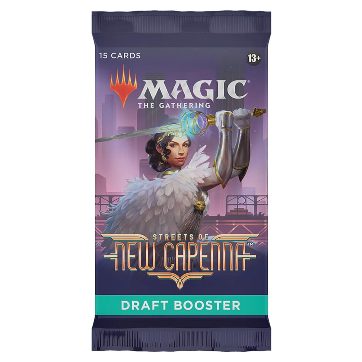 Magic The Gathering C95130001 Streets of New Capenna Draft Booster Pack - 3