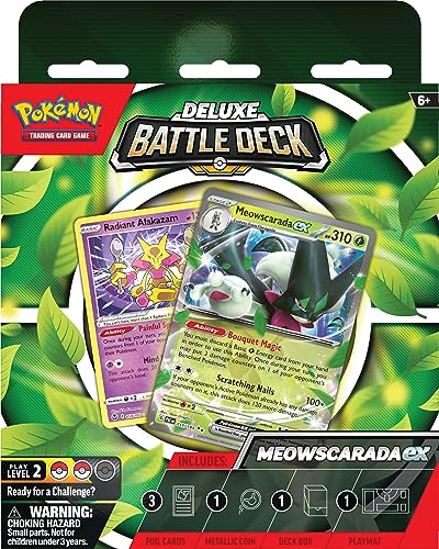 Pokémon TCG: Meowscarada ex Deluxe Battle Deck (Ready-to-Play 60-Card Deck & Accessories) - 5