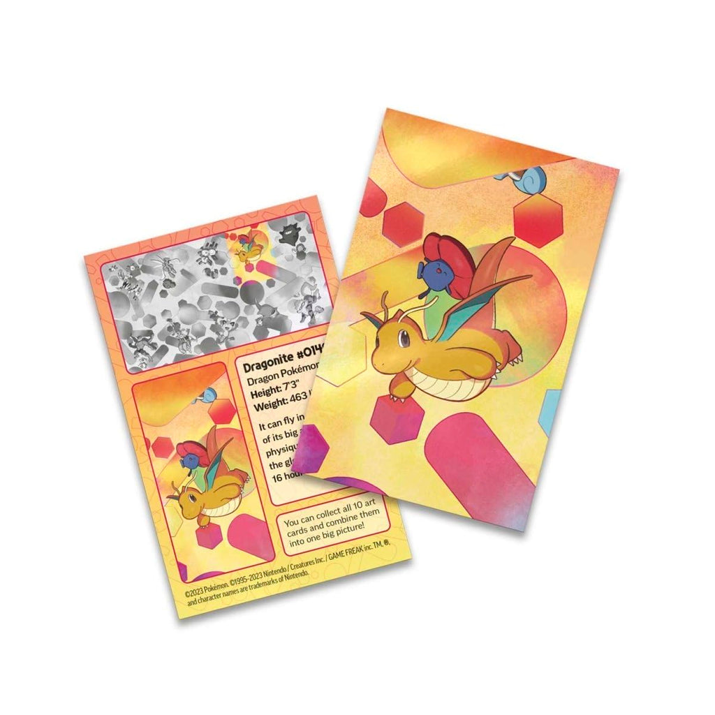 Pokémon TCG: Scarlet & Violet—151 Mini Tin – Dragonite and Vileplume (2 Booster Packs, 1 Coin & 1 Art Card) - 4