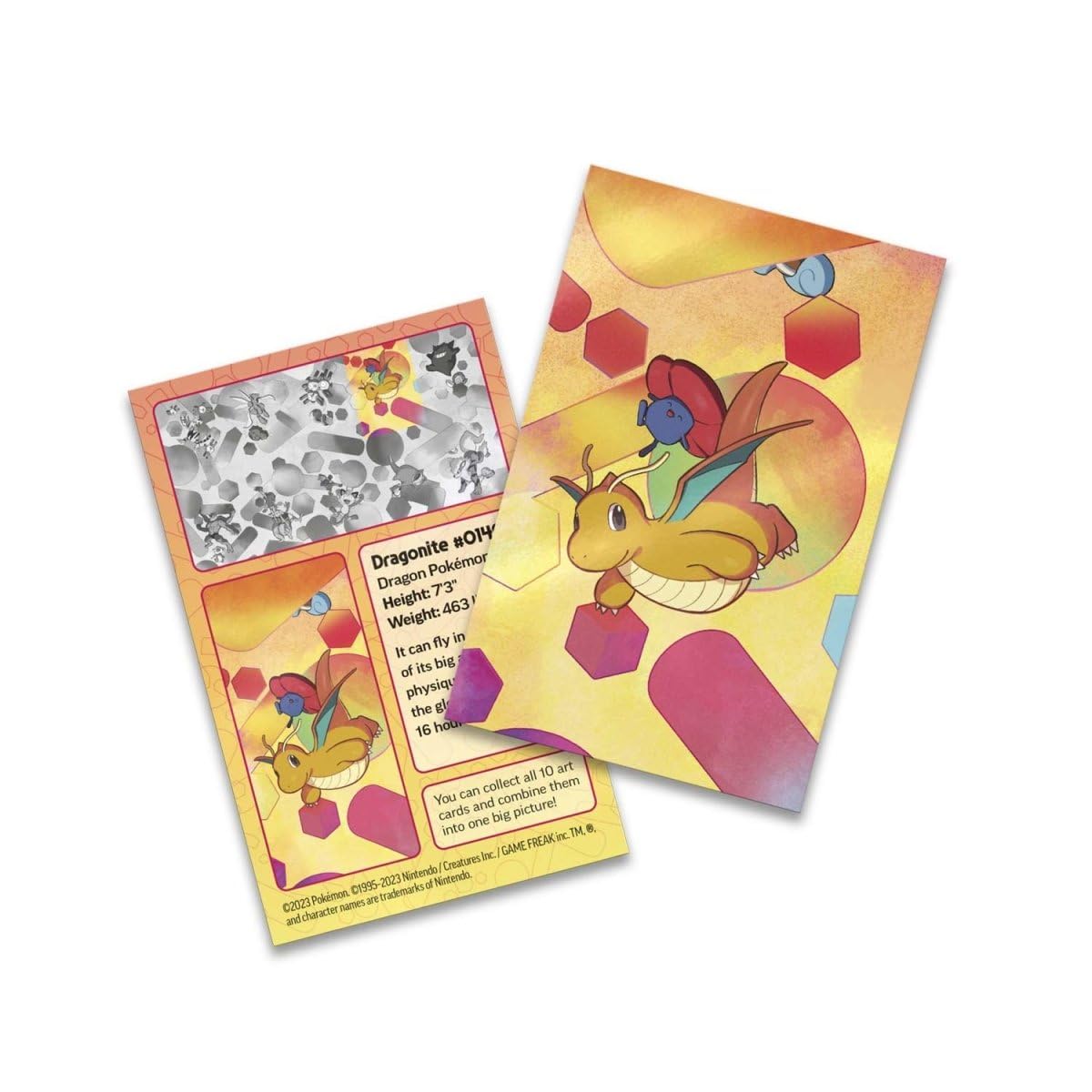 Pokémon TCG: Scarlet & Violet—151 Mini Tin – Dragonite and Vileplume (2 Booster Packs, 1 Coin & 1 Art Card) - 4
