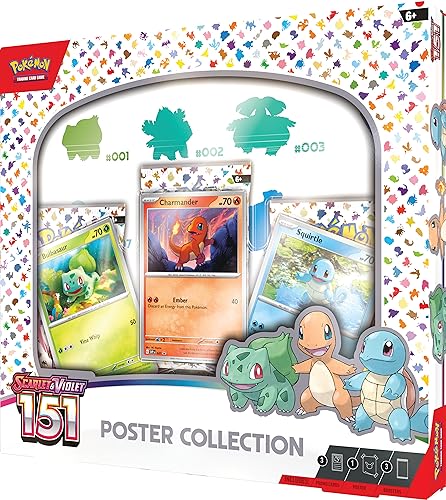 Pokemon TCG Scarlet & Violet 3.5 Pokemon 151 Poster Collection - 4