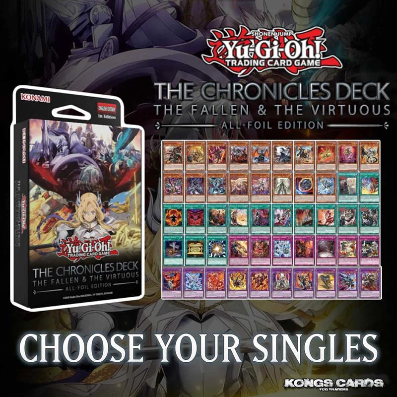 Yu-Gi-Oh! TCG: The Chronicles Deck: The Fallen & The Virtuous (All-Foil) 1st Edition Deck - 5
