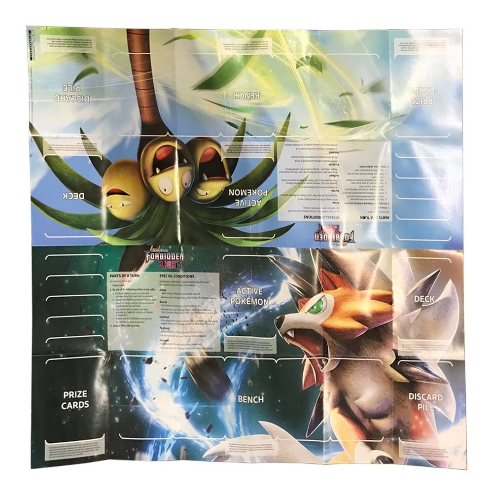 Pokemon TCG: Sun & Moon Forbidden Light Lycanroc Theme Deck | Collectible Trading Card Set | 60 Card Deck with Ultra Rare Holographic Foil Lycanroc, Damage Counters, Metallic Coin, Online Code Card - 2