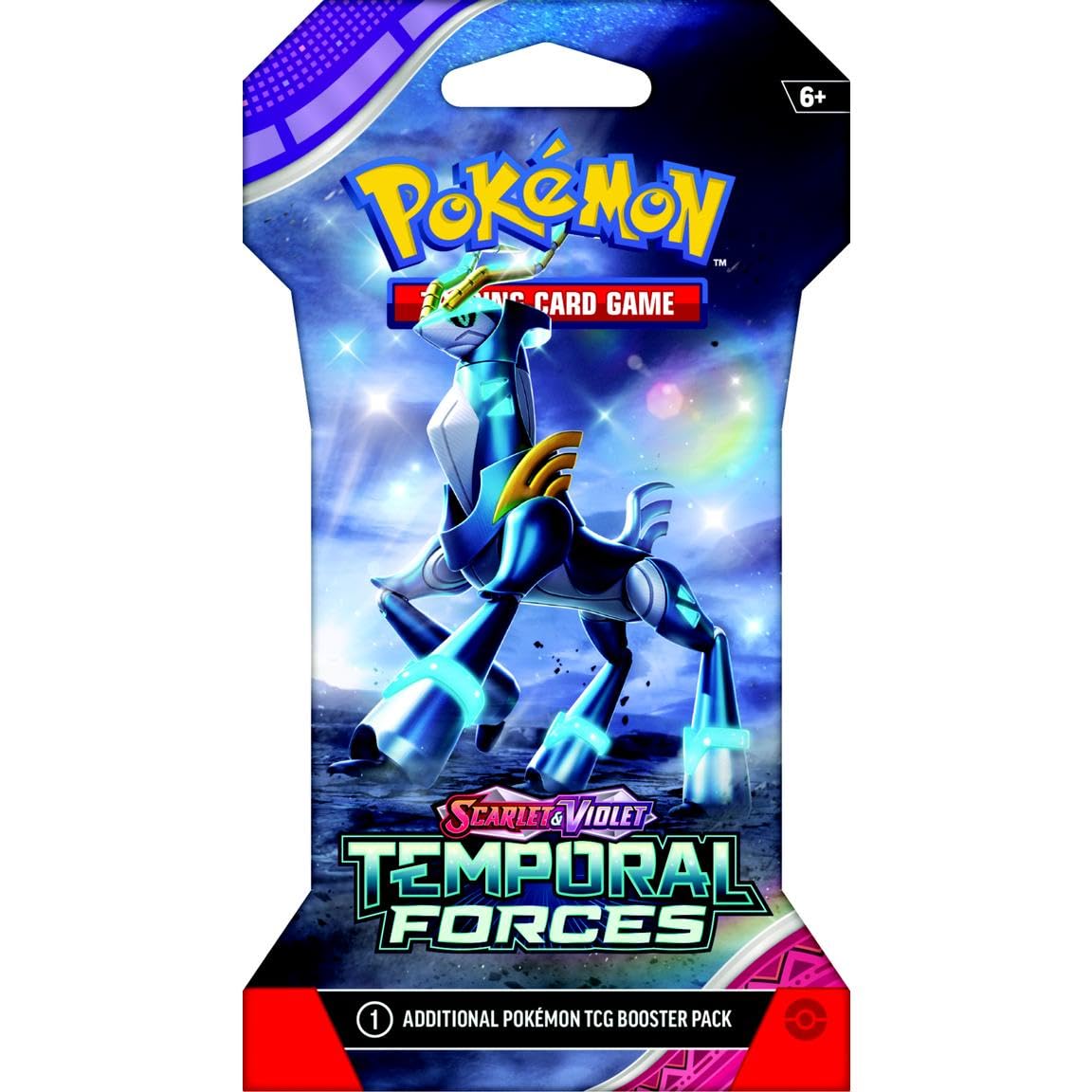 Pokemon TCG: Scarlet and Violet Temporal Forces Sleeved Booster Pack 8 Packs - 6