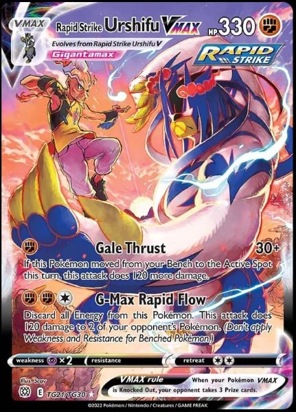 Rapid Strike Urshifu VMAX - TG21/TG30 - Character Rare - Sword & Shield: Brilliant Stars
