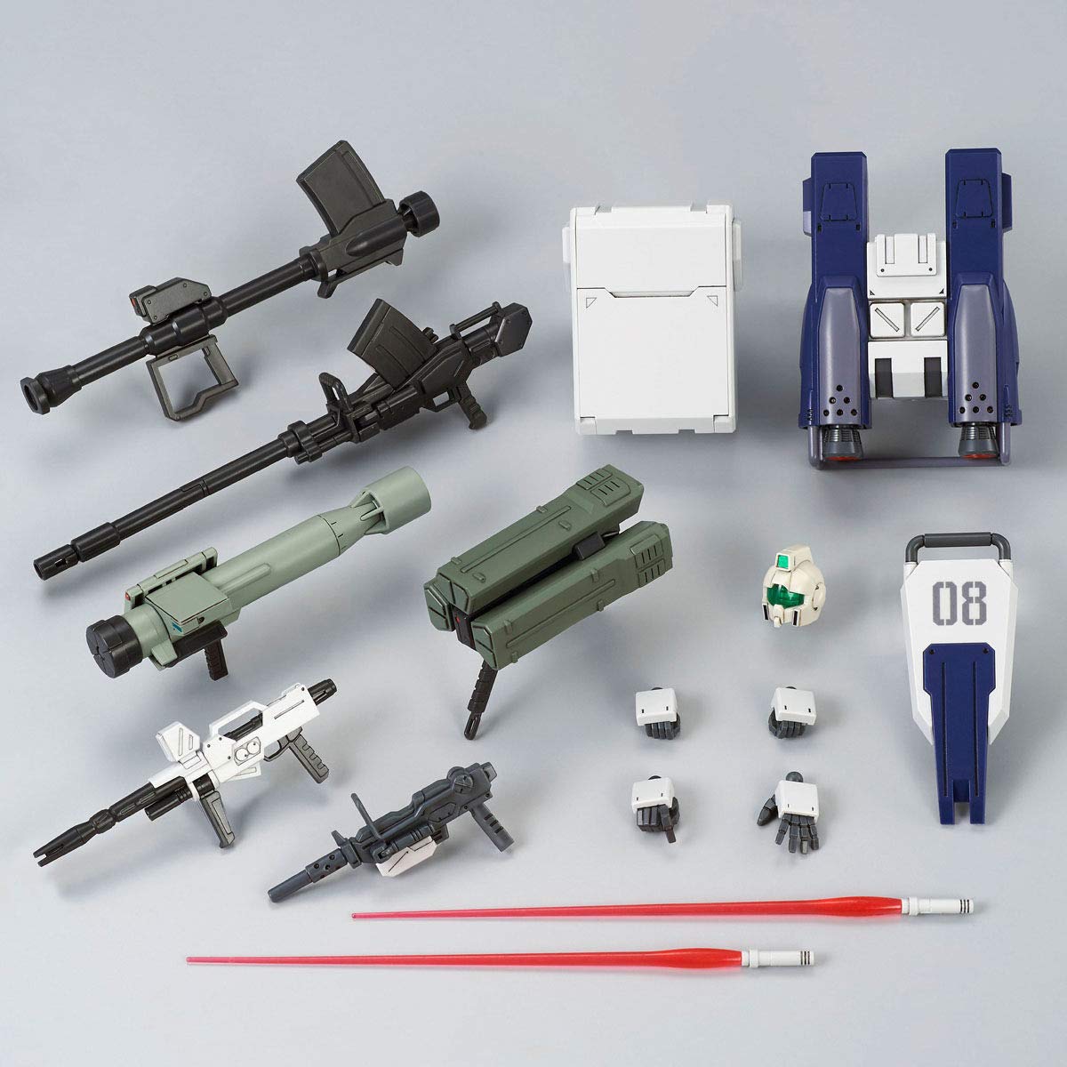 P-BANDAI HGUC RX-79 [G] Gundam Ground Type Parachute Pack HG 1/144 Model Kit - 3