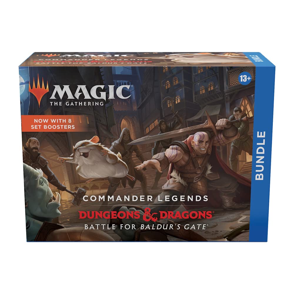 Magic: The Gathering Commander Legends: Battle for Baldur’s Gate Bundle | 8 Set Boosters + Accessories - 2