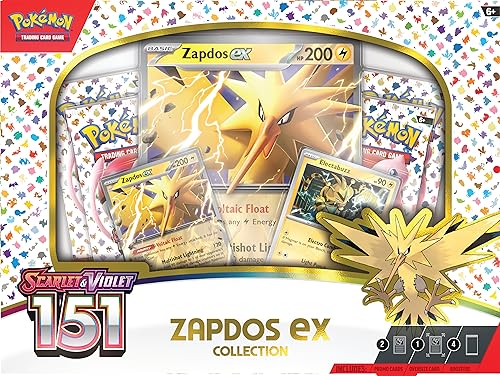 Pokemon TCG Scarlet & Violet 3.5 Pokemon 151 Zapdos Ex Box - 5