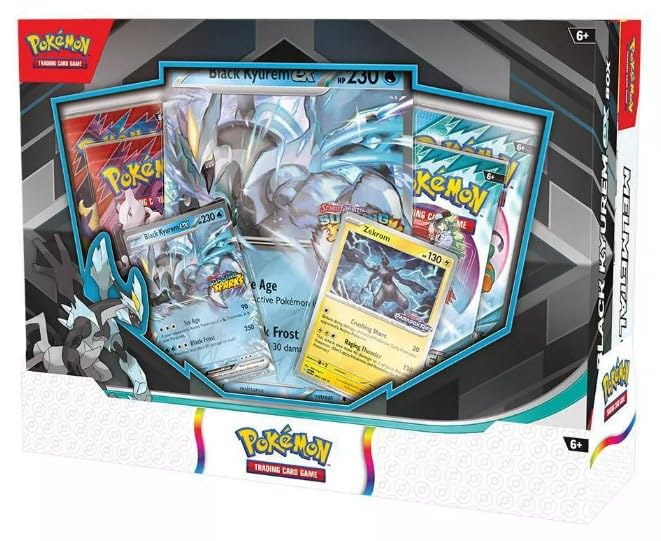 Pokemon TCG Trading Card Game Boxes Black Kyurem ex and Melmetal ex Box 2 Boxes, 4 Packs per Box and 2 Promo Cards with one Oversized Card - 3