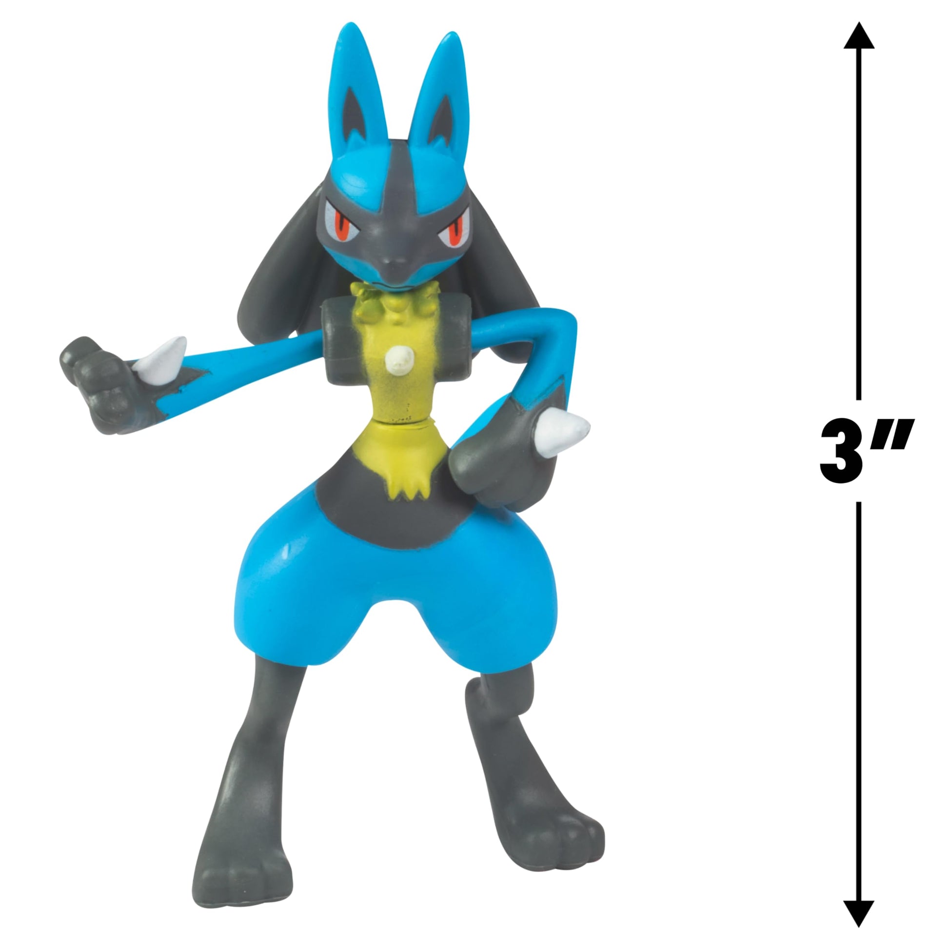 Pokemon Battle Ready! Toy Figure Set, 8 Pieces - 2" & 3" Charmander, Bulbasaur, Squirtle, Lucario, Alolan Vulpix & More - Holiday Christmas Stocking Stuffer Gift for Kids, Boys, Girls - 4+ - 8