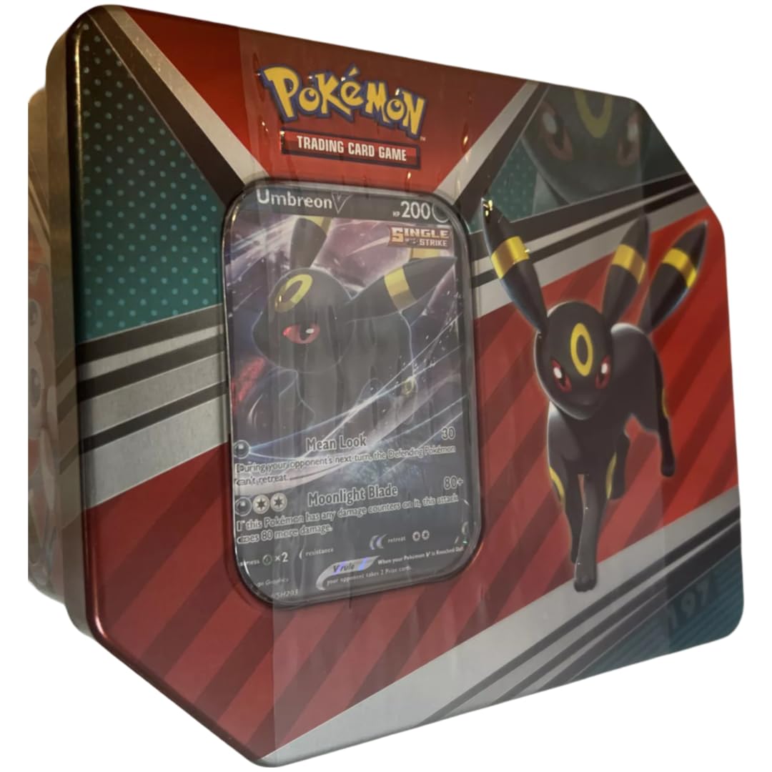 Pokemon TCG: V Heroes Tin (Umbreon V Packs) - 2