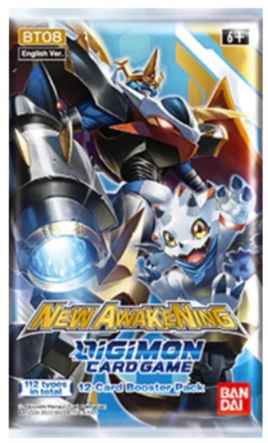 BANDAI 2022 Digimon English TCG New Hero [BT08] Booster Box - 24 Packs or 12 Cards Each!, Multicolor, (BCL2611042) - 3