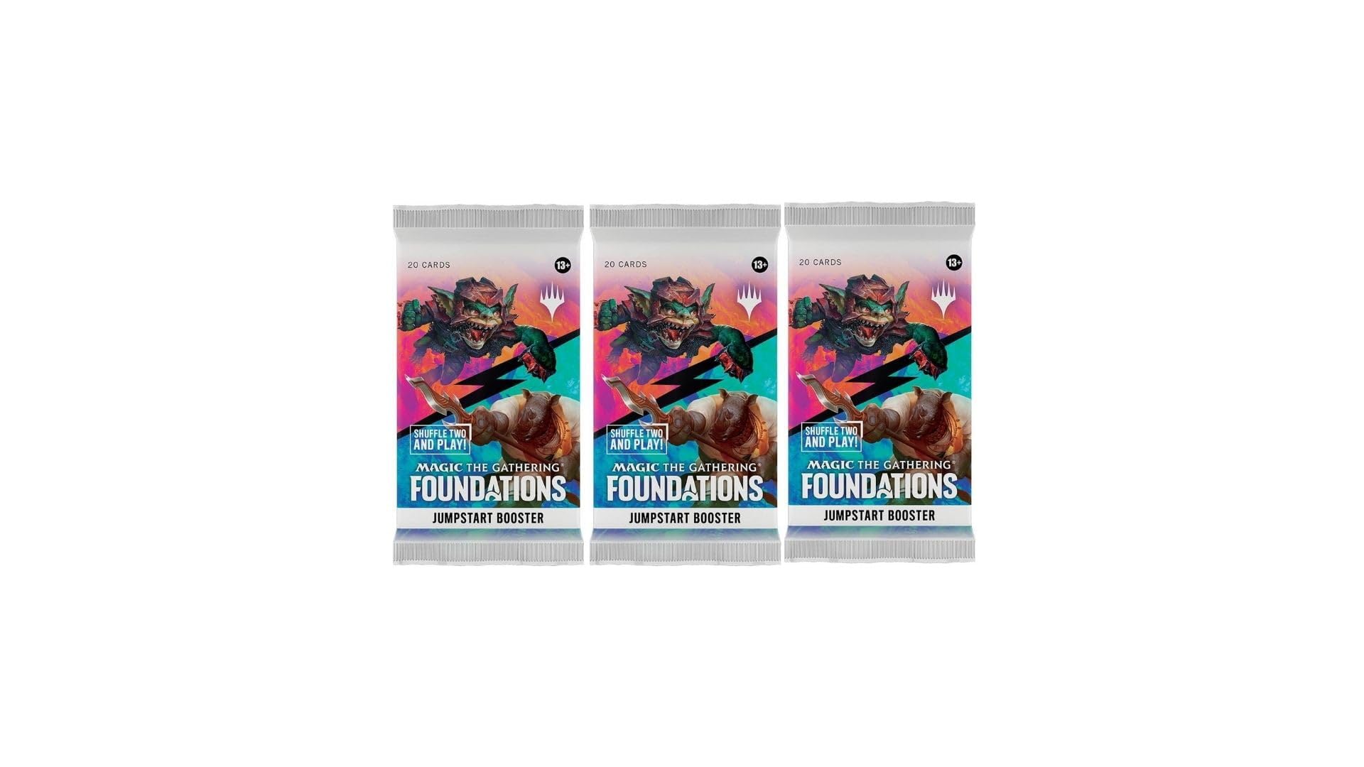 3 Packs MTG Jumpstart Booster Pack Lot MTG Foundations - 2