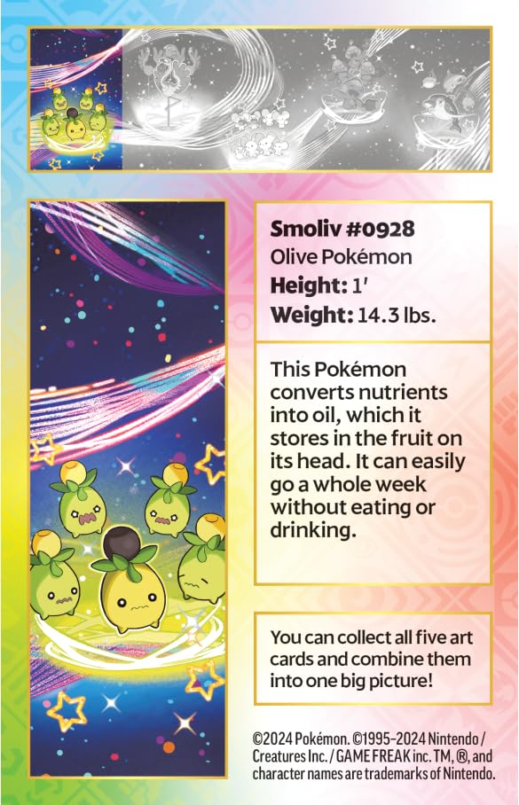 Pokémon TCG: Scarlet & Violet—Paldean Fates Mini Tin - Smoliv - 2