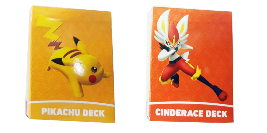 Pokemon Battle Academy 2022 - Pikachu & Cinderace Decks - Complete 60 Cards Each - Includes Online Code for Virtual Copy