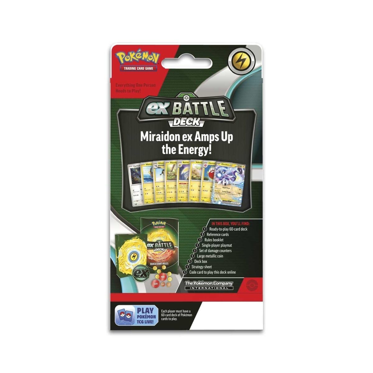 Pokemon TCG: Miraidon EX Battle Deck - 3