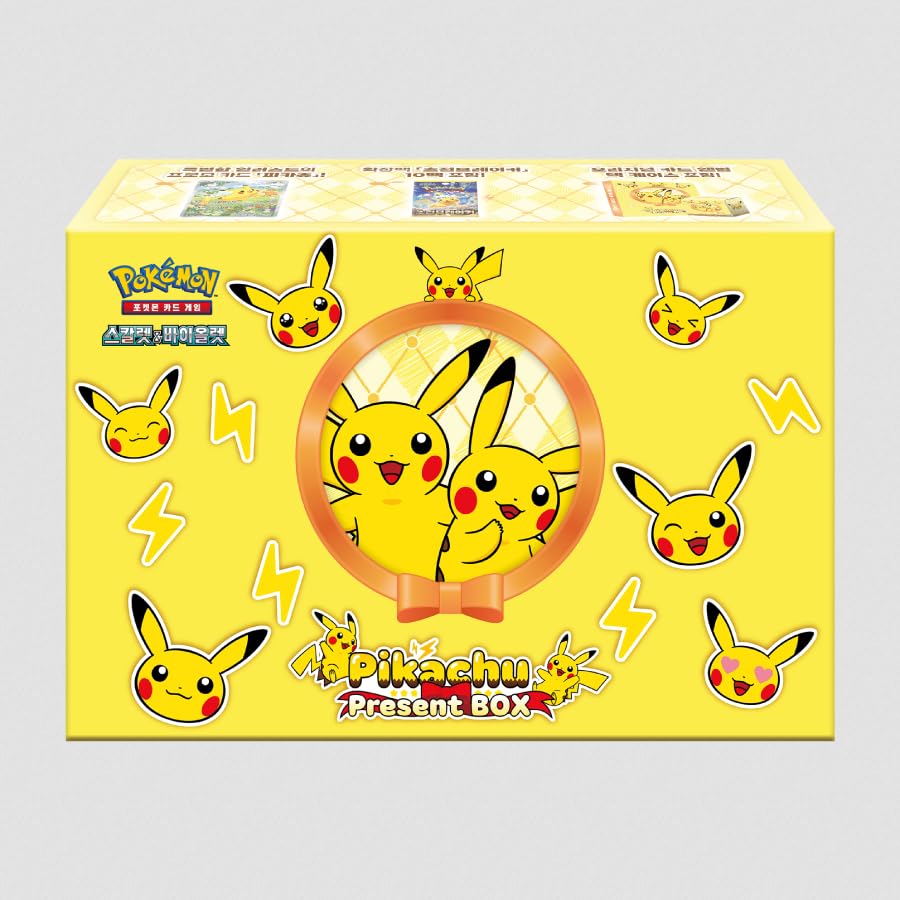 Pokemon TCG: Scarlet and Violet Pikachu Present Box (Korean Version)