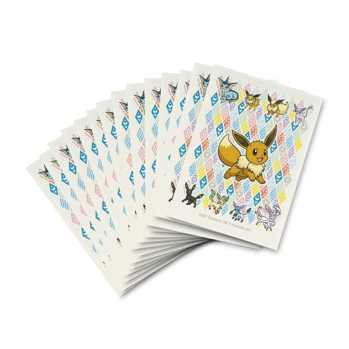 Pokemon TCG: Eevee Prismatic Card Sleeves (65 Sleeves) - 2