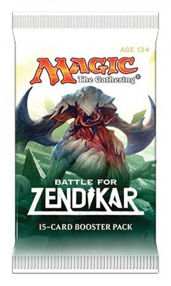 Magic the Gathering: MTG Battle for Zendikar Prerelease Pack (Pre-Pelease Promo + 6 Boosters + d20 Spindown Counter) - 3