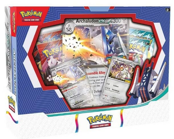 Pokemon TCG Trading Card Game Boxes Reshiram ex and Archaludon ex Box 2 Boxes, 4 Packs per Box and 2 Promo Cards with one Oversized Card - 2